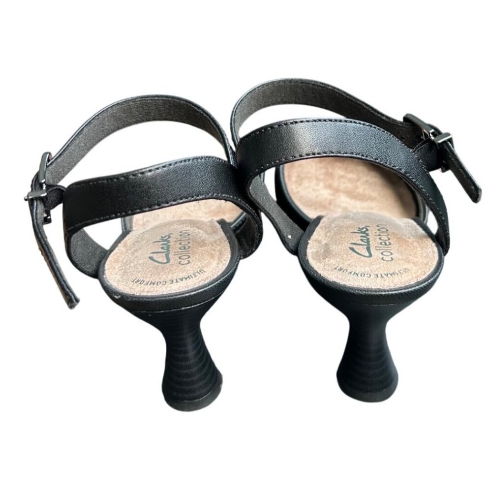 Clarks Kataleyna Cora Kitten Heel Pumps Black Size 7.5 - Picture 8 of 11